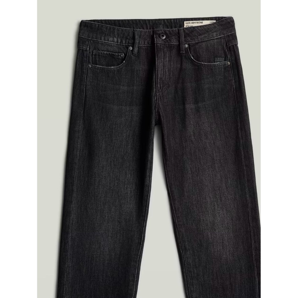 G-Star Raw Kate Boyfriend Dark Wash Gold Denim Jeans 28x30 D15264-B767-B815